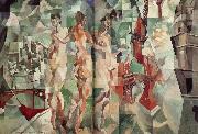 Delaunay, Robert The city of Paris Germany oil painting artist